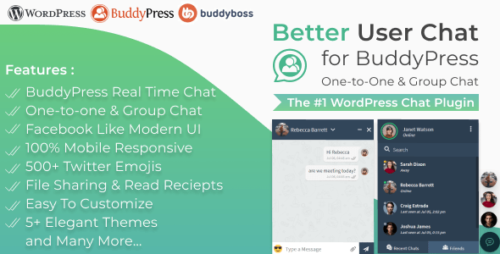 Better User Chat for BuddyPress