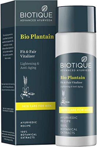 Biotique Bio Plantain Fit and Fair Vitalizer for Men, 120ml
