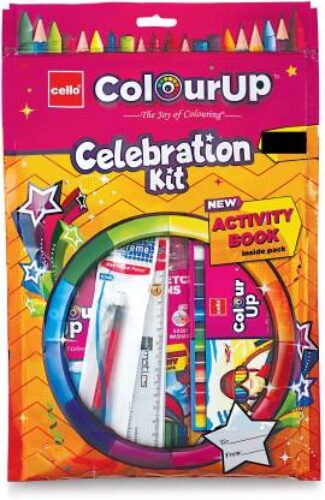 Cello ColourUp Color Pencil Set -Break resistant body for writing, drawing and colouring, Works smoothly even on rough paper