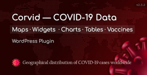 Corvid — Covid-19 data Maps & Widgets