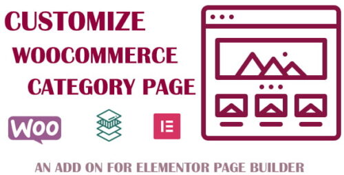 Customize Product Category For Elementor Page