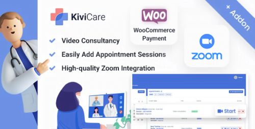 Kivicare – Telemed And WooCommerce Payment Gateway