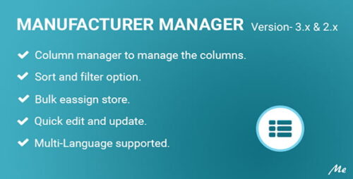 Manufacturer Manager