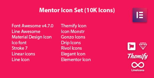Mentor Icon Set – Icon Pack Addon For Elementor