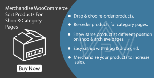 Merchandise WooCommerce – Sort Products