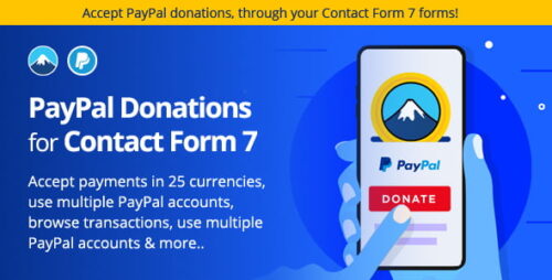 PayPal Donation plugin for Contact Form 7 – Accept