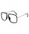 U.S Desire Tony Stark Iron Man Avengers Infinity War Style Square Unisex Sunglasses (H2WQ3L2, Silver Frame, Transparent Lens)