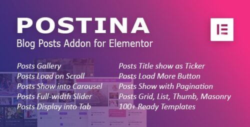 Postina: Ultimate Blog Posts Addon for Elementor