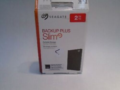 Seagate Backup Plus Slim 2 TB External HDD – USB
