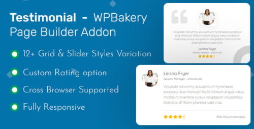 Testimonial – WPBakery Page Builder Addon