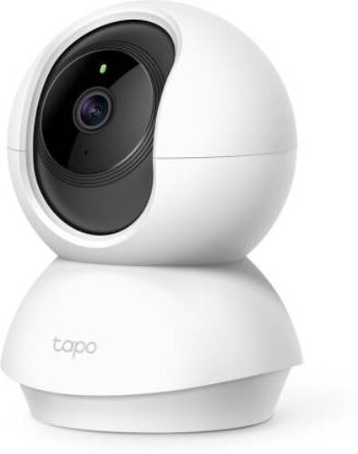 TP-Link Wireless Indoor Security 360° 2Mp 1080P (Full HD) | Up to 30 ft Night Vision, Up to 128 Gb Micro SD Card Slot Works