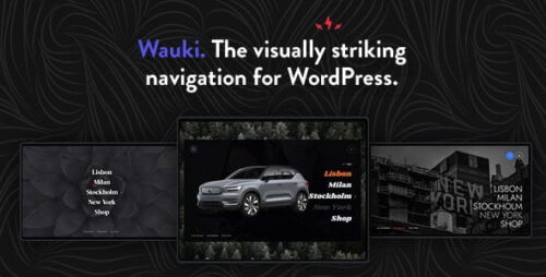 Wauki: Fullscreen WordPress Menu