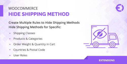 WooCommerce Hide Shipping Method for Product