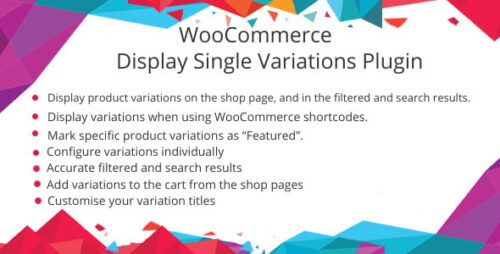 WooCommerce Show Single Variations Plugin