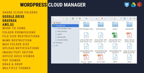 WordPress Cloud Manager | Dropbox