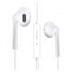 Boom Bass Wired in-Ear Headphones Compatible with All Vivo Smartphones (White)