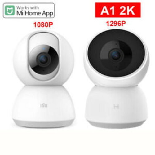 MI Full HD WiFi 1080p 360° Viewing Area with Intruder Alert, Night Vision, Two-Way Audio Inverted Installation Smart