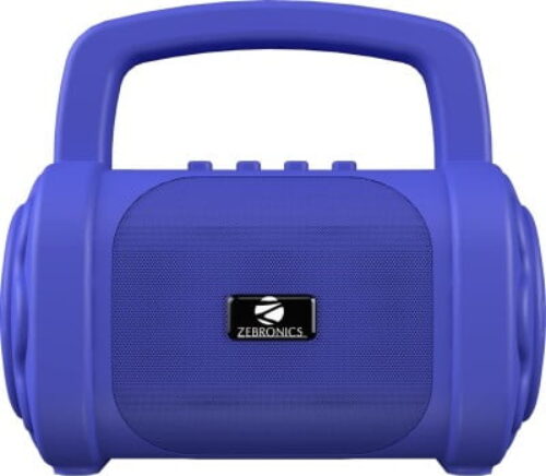 Zebronics Vita Plus Portable Speaker Supporting Bluetooth, FM, SD Crad, Aux(Black)